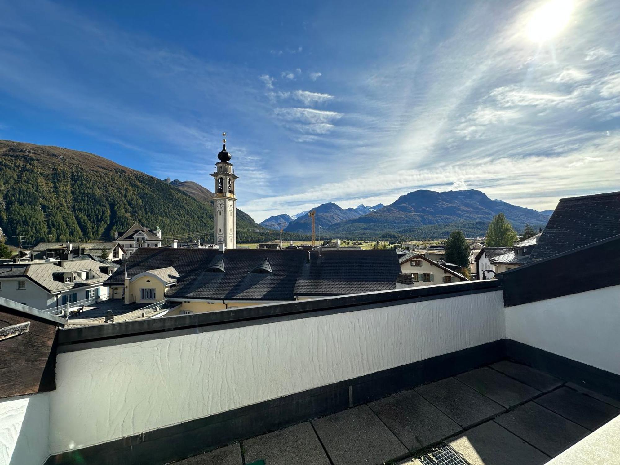 Ferienwohnung Chesa Talvo, Samedan Exterior foto